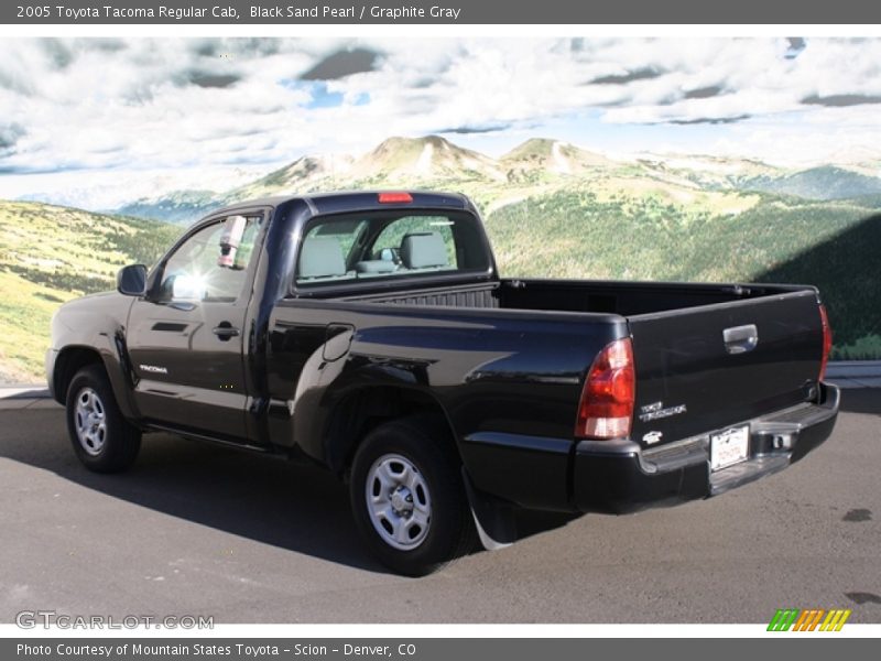 Black Sand Pearl / Graphite Gray 2005 Toyota Tacoma Regular Cab