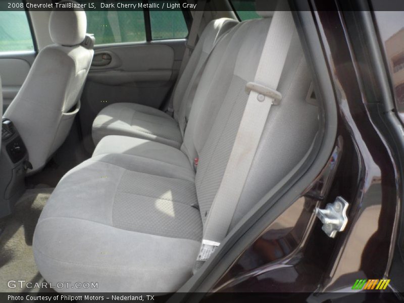 Dark Cherry Metallic / Light Gray 2008 Chevrolet TrailBlazer LS