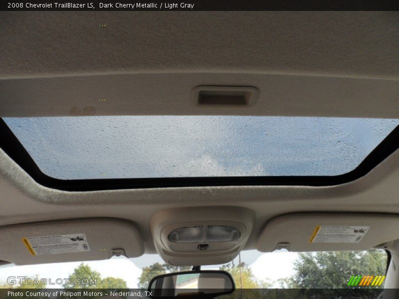 Dark Cherry Metallic / Light Gray 2008 Chevrolet TrailBlazer LS