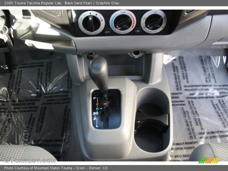 Black Sand Pearl / Graphite Gray 2005 Toyota Tacoma Regular Cab