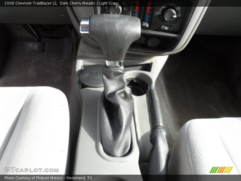 Dark Cherry Metallic / Light Gray 2008 Chevrolet TrailBlazer LS