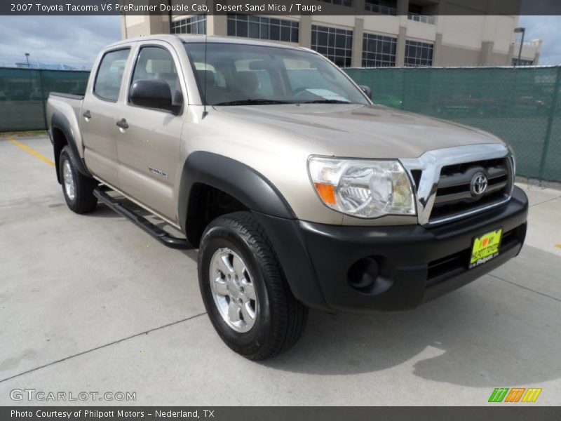 Desert Sand Mica / Taupe 2007 Toyota Tacoma V6 PreRunner Double Cab