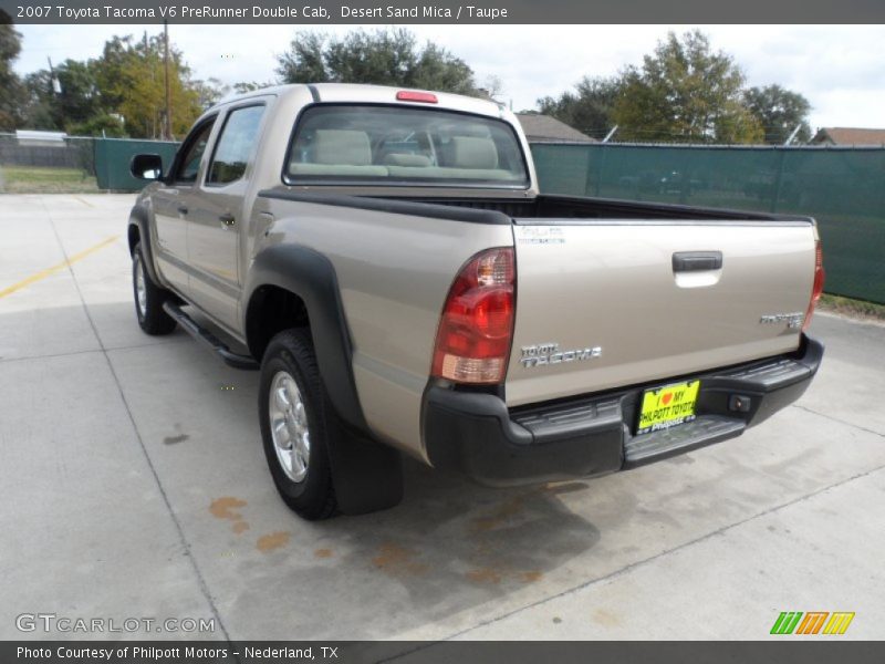 Desert Sand Mica / Taupe 2007 Toyota Tacoma V6 PreRunner Double Cab