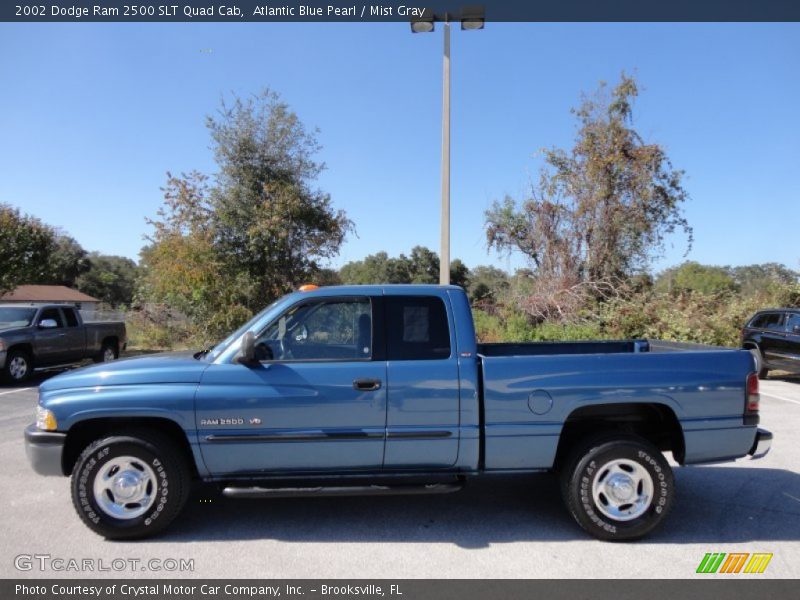  2002 Ram 2500 SLT Quad Cab Atlantic Blue Pearl