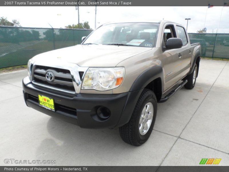 Desert Sand Mica / Taupe 2007 Toyota Tacoma V6 PreRunner Double Cab