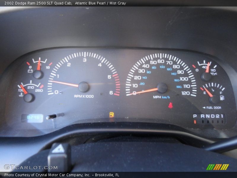  2002 Ram 2500 SLT Quad Cab SLT Quad Cab Gauges