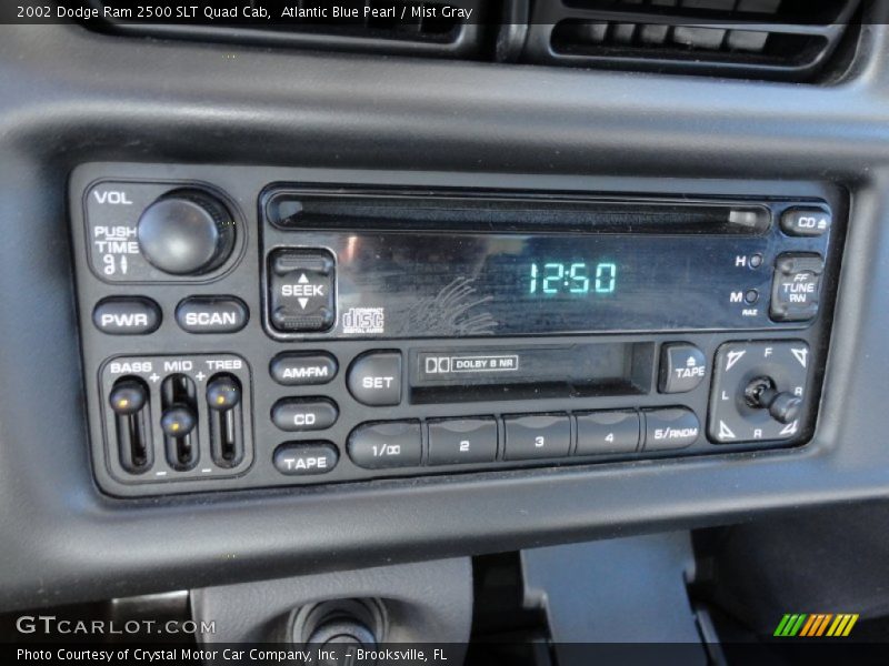 Audio System of 2002 Ram 2500 SLT Quad Cab