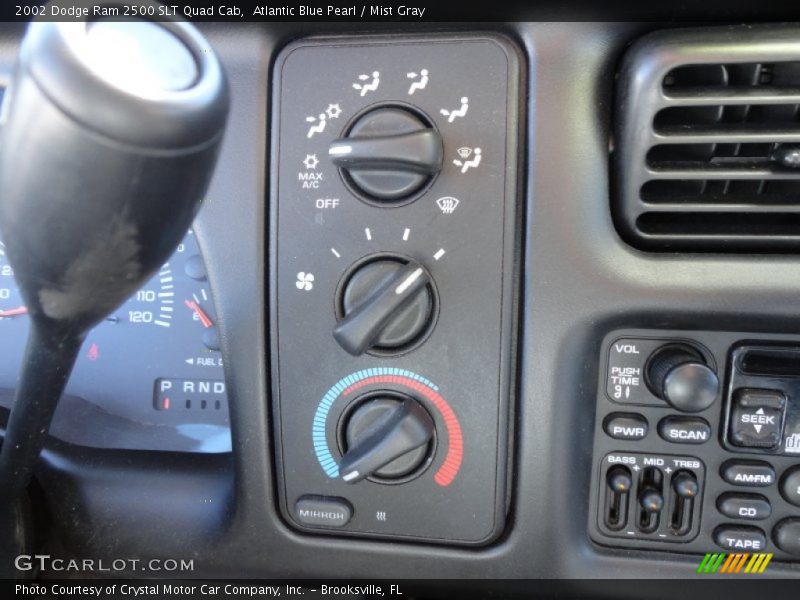 Controls of 2002 Ram 2500 SLT Quad Cab