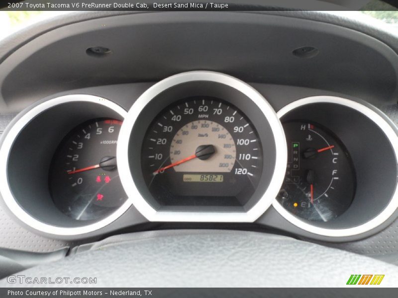 Desert Sand Mica / Taupe 2007 Toyota Tacoma V6 PreRunner Double Cab
