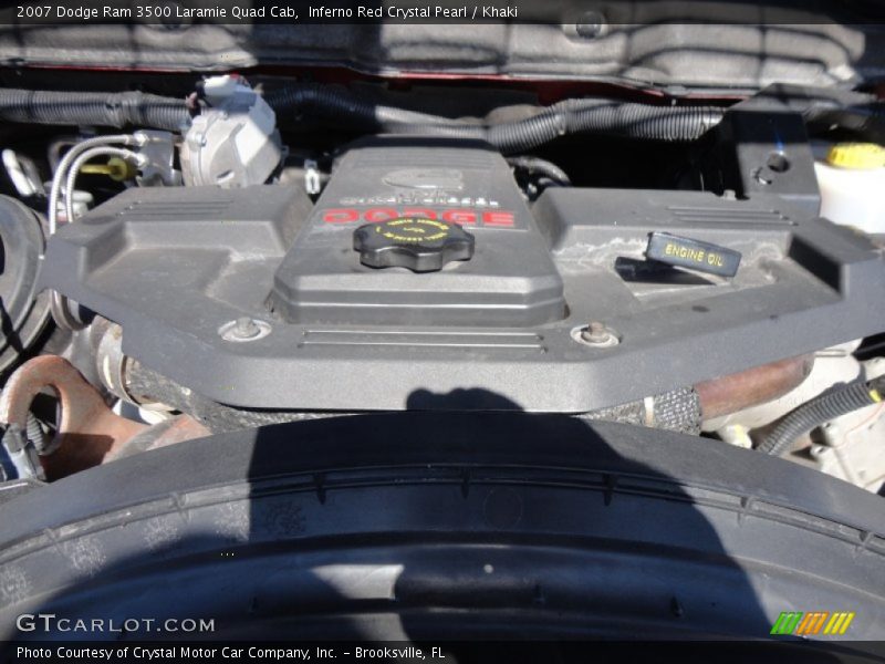  2007 Ram 3500 Laramie Quad Cab Engine - 6.7 Liter OHV 24-Valve Turbo Diesel Inline 6 Cylinder
