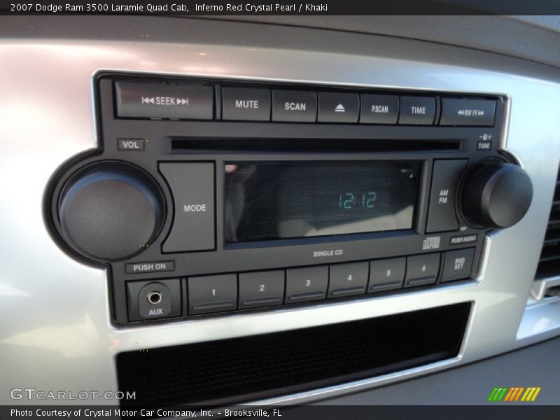 Audio System of 2007 Ram 3500 Laramie Quad Cab