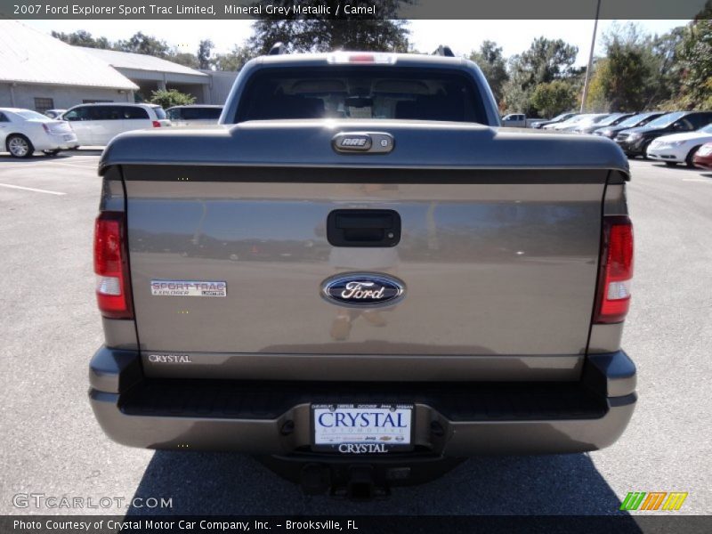 Mineral Grey Metallic / Camel 2007 Ford Explorer Sport Trac Limited