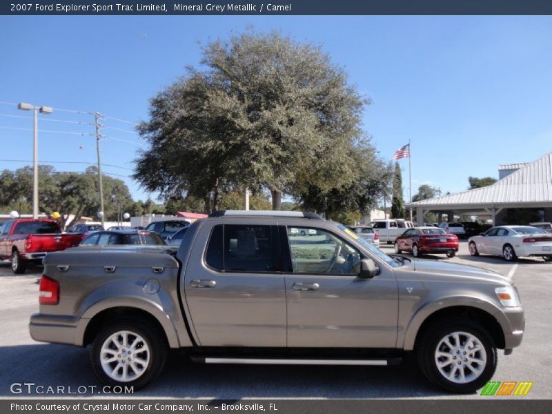 Mineral Grey Metallic / Camel 2007 Ford Explorer Sport Trac Limited