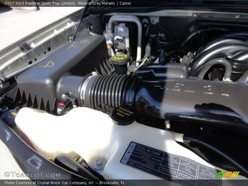 Mineral Grey Metallic / Camel 2007 Ford Explorer Sport Trac Limited