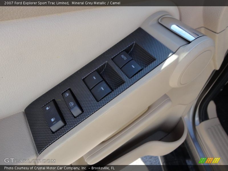 Mineral Grey Metallic / Camel 2007 Ford Explorer Sport Trac Limited