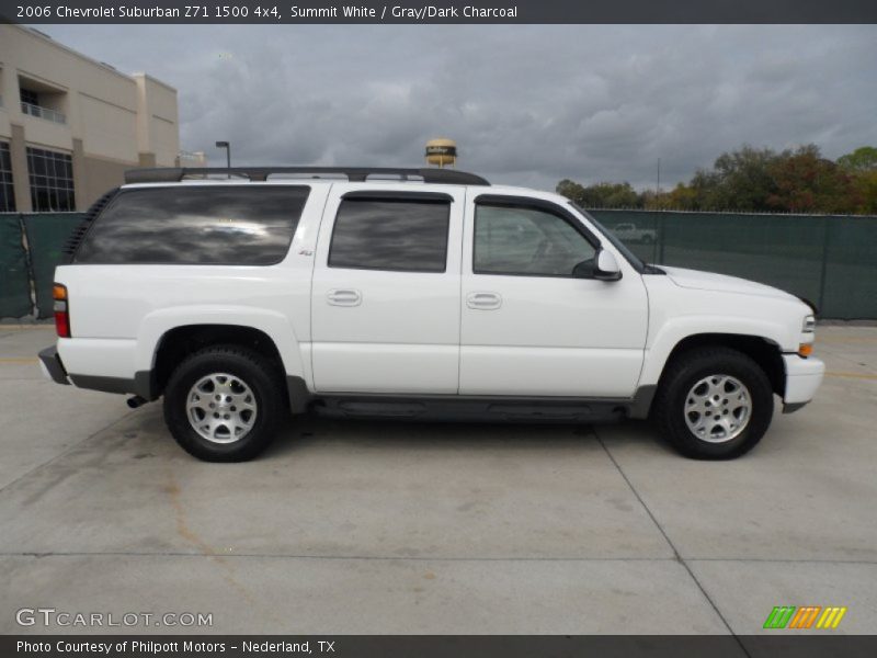 Summit White / Gray/Dark Charcoal 2006 Chevrolet Suburban Z71 1500 4x4