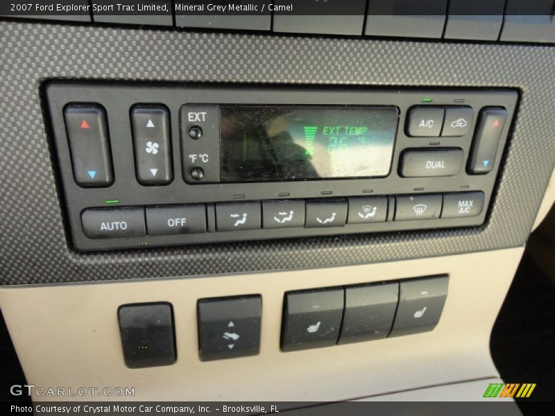 Controls of 2007 Explorer Sport Trac Limited