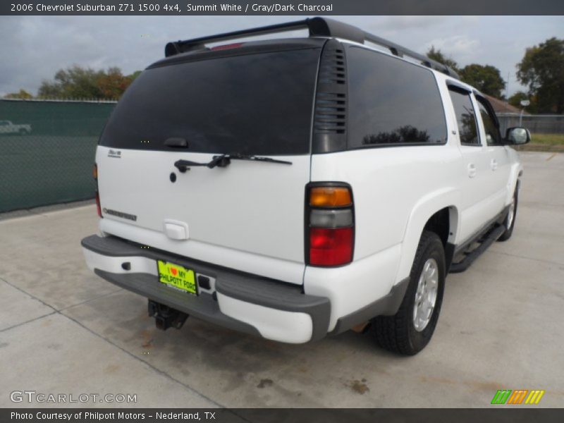 Summit White / Gray/Dark Charcoal 2006 Chevrolet Suburban Z71 1500 4x4