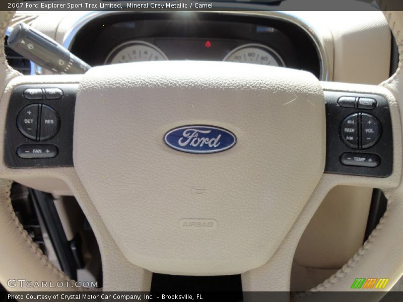 Mineral Grey Metallic / Camel 2007 Ford Explorer Sport Trac Limited