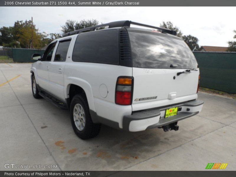 Summit White / Gray/Dark Charcoal 2006 Chevrolet Suburban Z71 1500 4x4