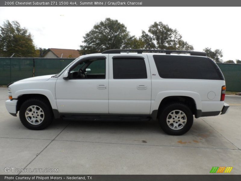 Summit White / Gray/Dark Charcoal 2006 Chevrolet Suburban Z71 1500 4x4