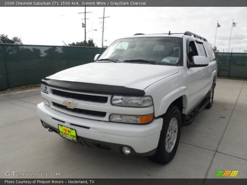 Summit White / Gray/Dark Charcoal 2006 Chevrolet Suburban Z71 1500 4x4