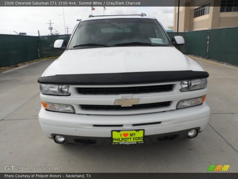 Summit White / Gray/Dark Charcoal 2006 Chevrolet Suburban Z71 1500 4x4