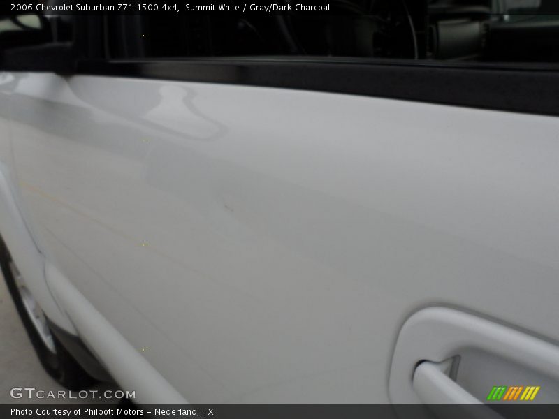 Summit White / Gray/Dark Charcoal 2006 Chevrolet Suburban Z71 1500 4x4