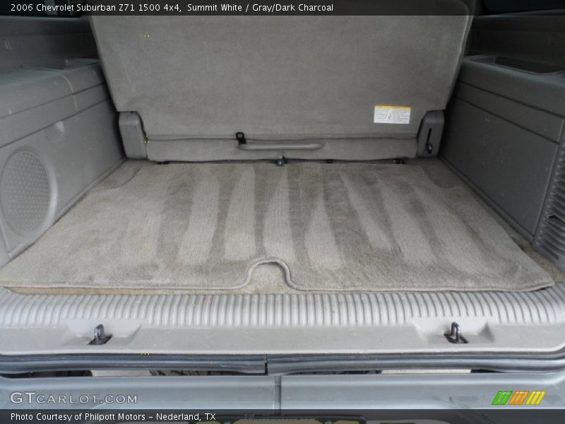Summit White / Gray/Dark Charcoal 2006 Chevrolet Suburban Z71 1500 4x4