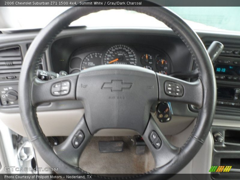 Summit White / Gray/Dark Charcoal 2006 Chevrolet Suburban Z71 1500 4x4