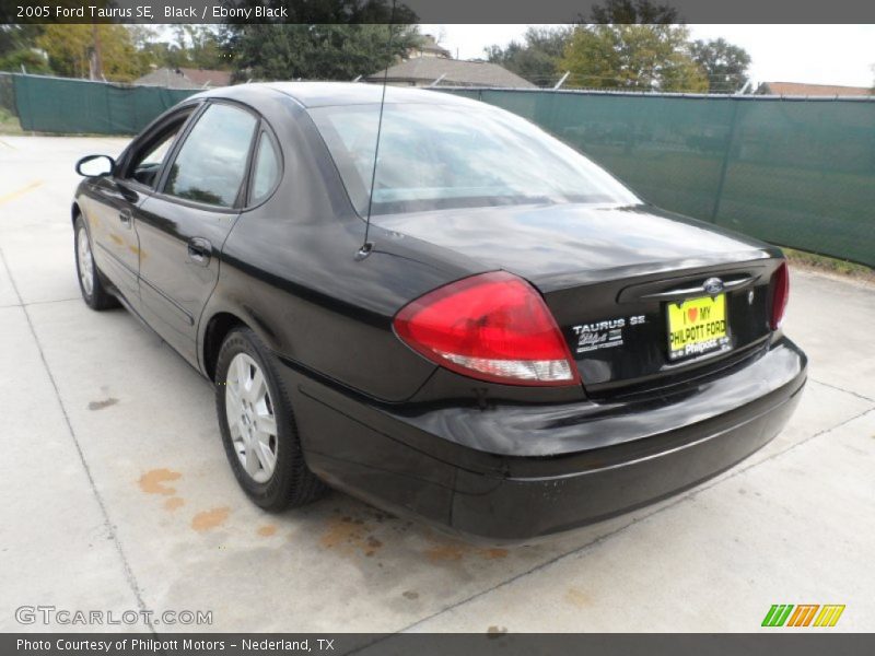 Black / Ebony Black 2005 Ford Taurus SE