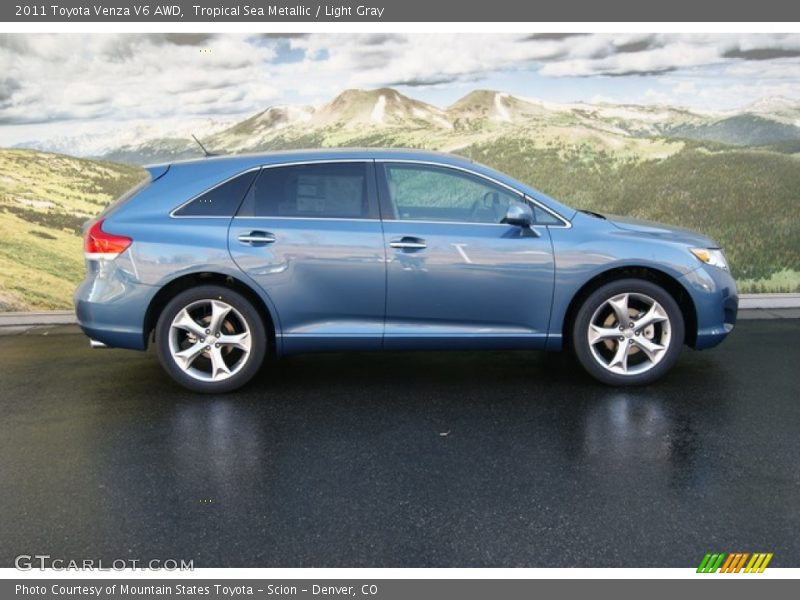 Tropical Sea Metallic / Light Gray 2011 Toyota Venza V6 AWD