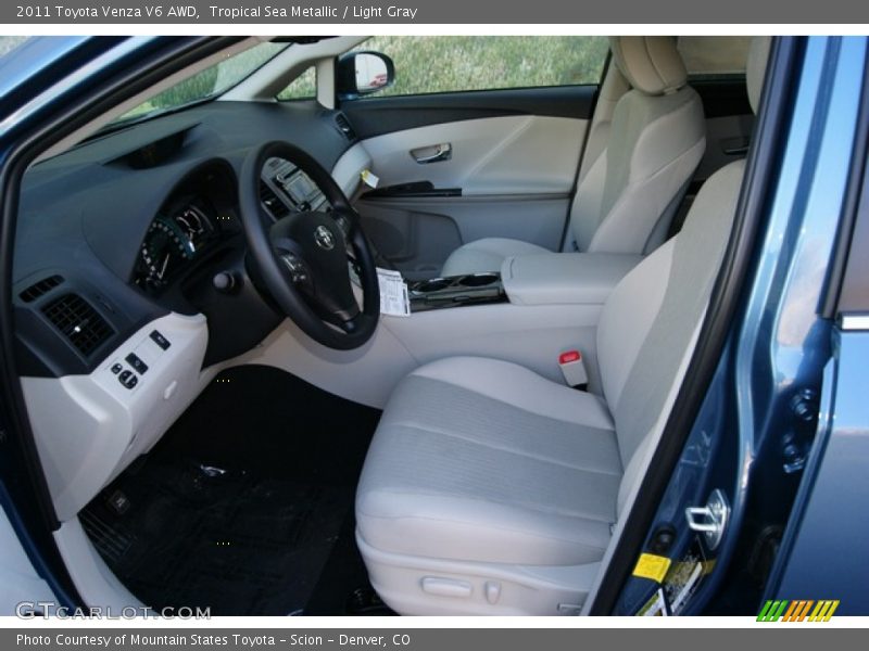 Tropical Sea Metallic / Light Gray 2011 Toyota Venza V6 AWD