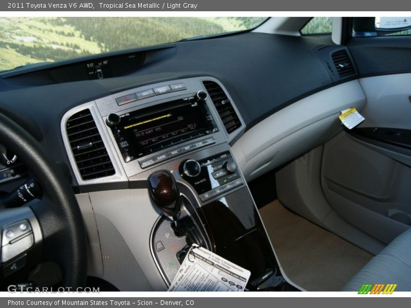 Tropical Sea Metallic / Light Gray 2011 Toyota Venza V6 AWD