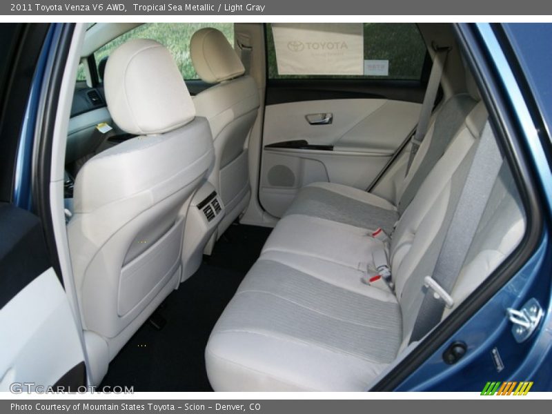 Tropical Sea Metallic / Light Gray 2011 Toyota Venza V6 AWD