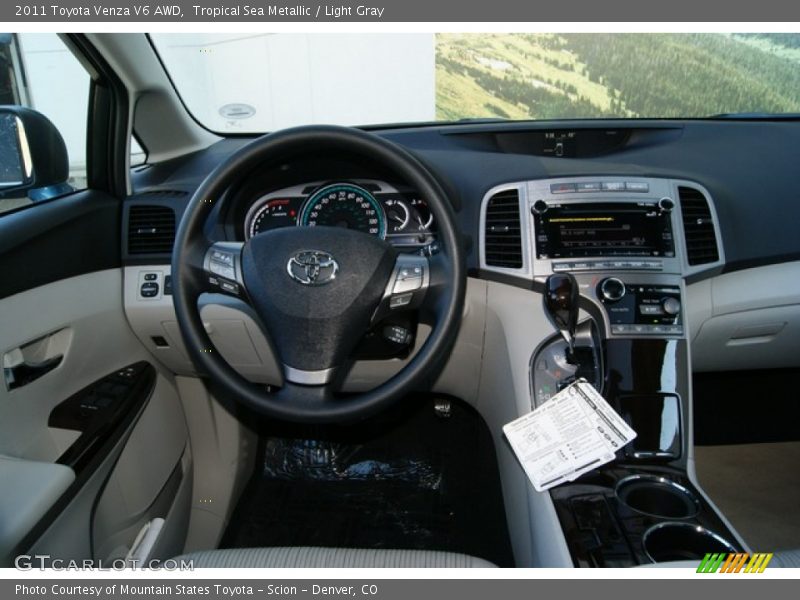 Tropical Sea Metallic / Light Gray 2011 Toyota Venza V6 AWD