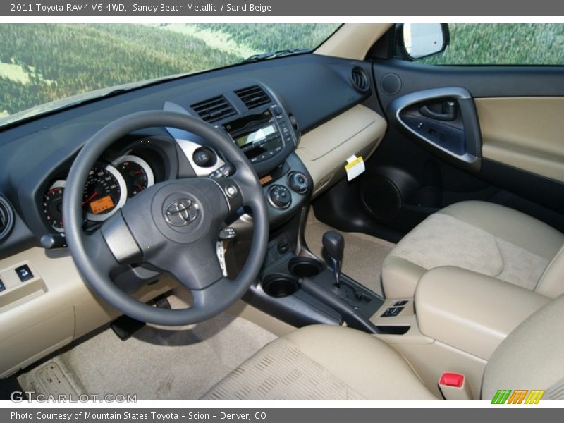  2011 RAV4 V6 4WD Sand Beige Interior