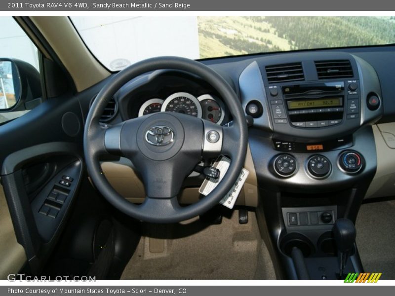 Sandy Beach Metallic / Sand Beige 2011 Toyota RAV4 V6 4WD