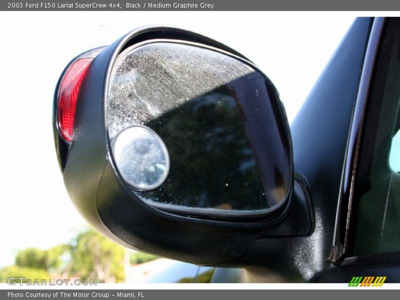 Black / Medium Graphite Grey 2003 Ford F150 Lariat SuperCrew 4x4