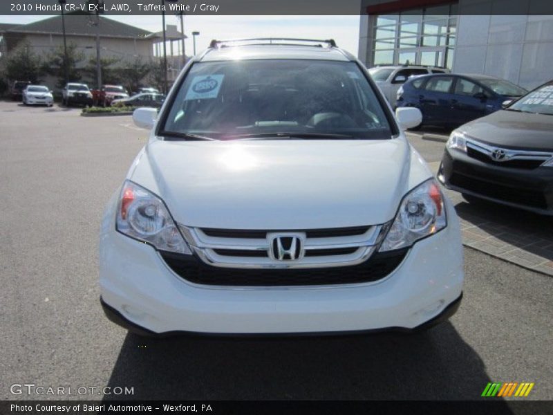 Taffeta White / Gray 2010 Honda CR-V EX-L AWD