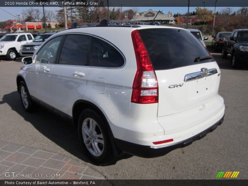 Taffeta White / Gray 2010 Honda CR-V EX-L AWD