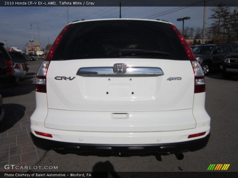 Taffeta White / Gray 2010 Honda CR-V EX-L AWD