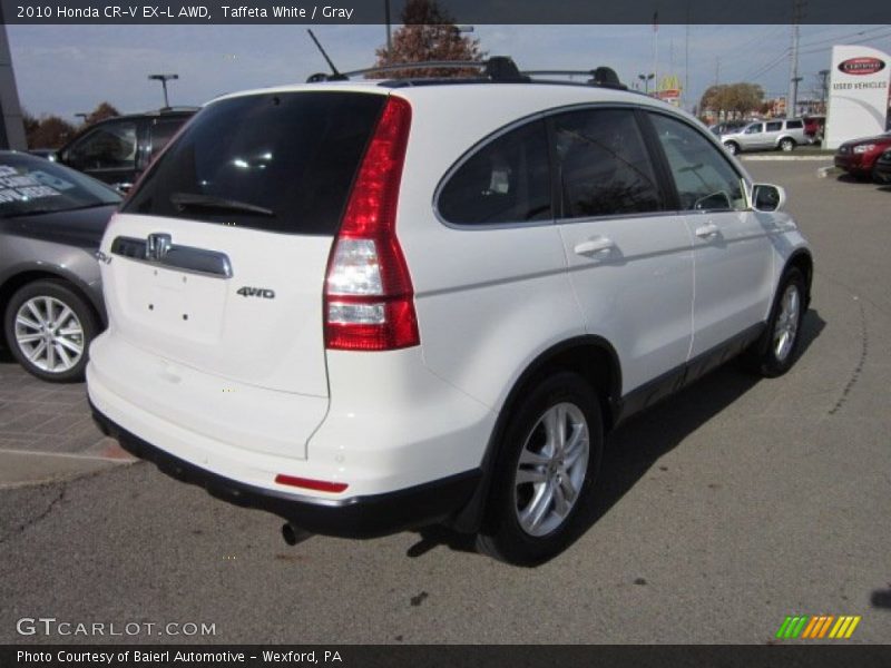 Taffeta White / Gray 2010 Honda CR-V EX-L AWD
