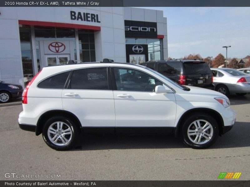 Taffeta White / Gray 2010 Honda CR-V EX-L AWD