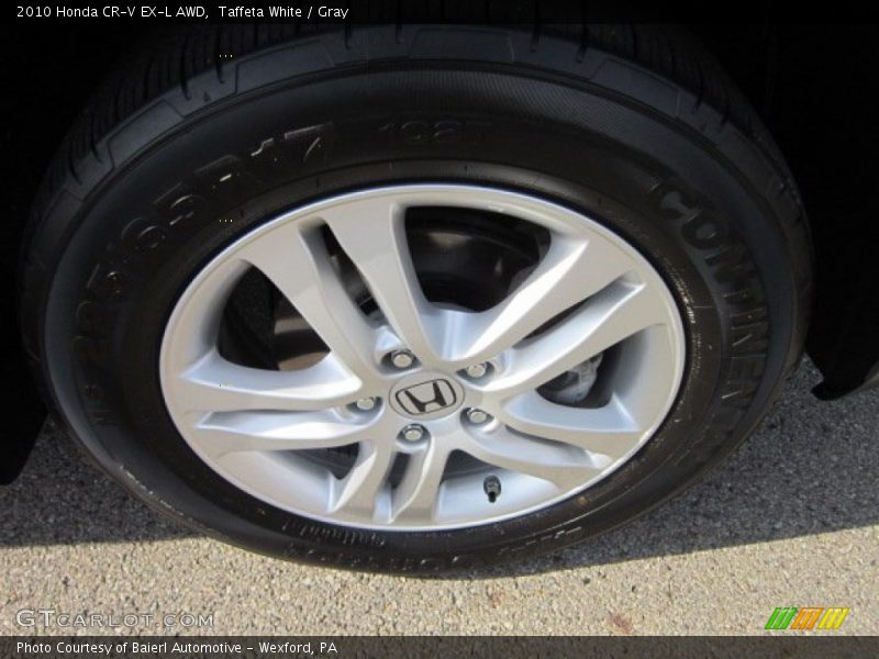 Taffeta White / Gray 2010 Honda CR-V EX-L AWD
