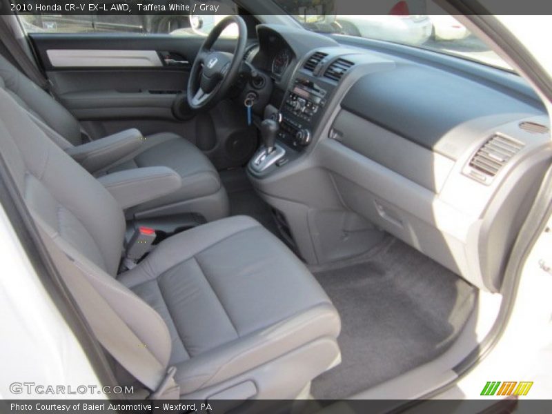 Taffeta White / Gray 2010 Honda CR-V EX-L AWD