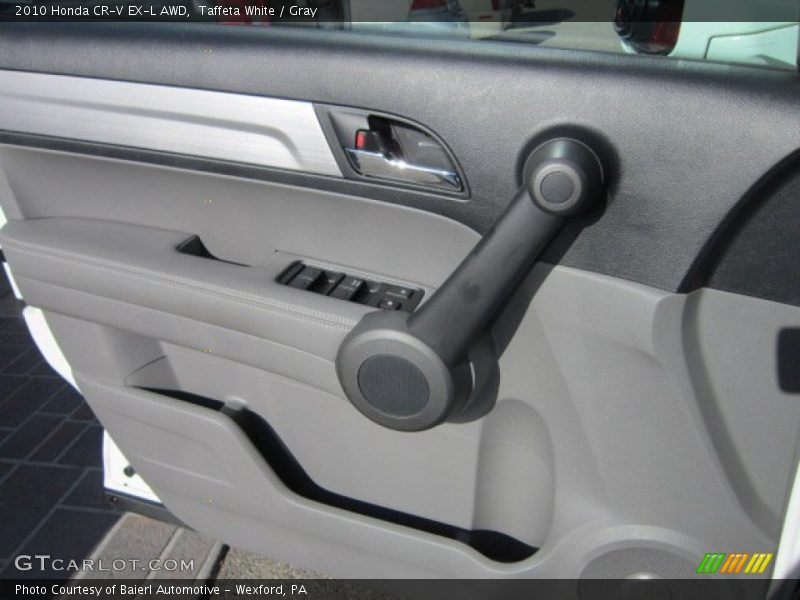 Taffeta White / Gray 2010 Honda CR-V EX-L AWD