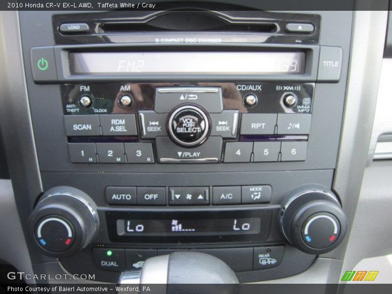 Taffeta White / Gray 2010 Honda CR-V EX-L AWD