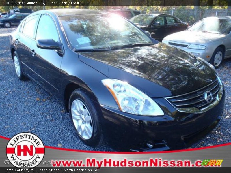 Super Black / Frost 2012 Nissan Altima 2.5
