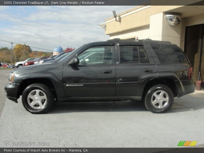 Dark Gray Metallic / Medium Pewter 2003 Chevrolet TrailBlazer LT